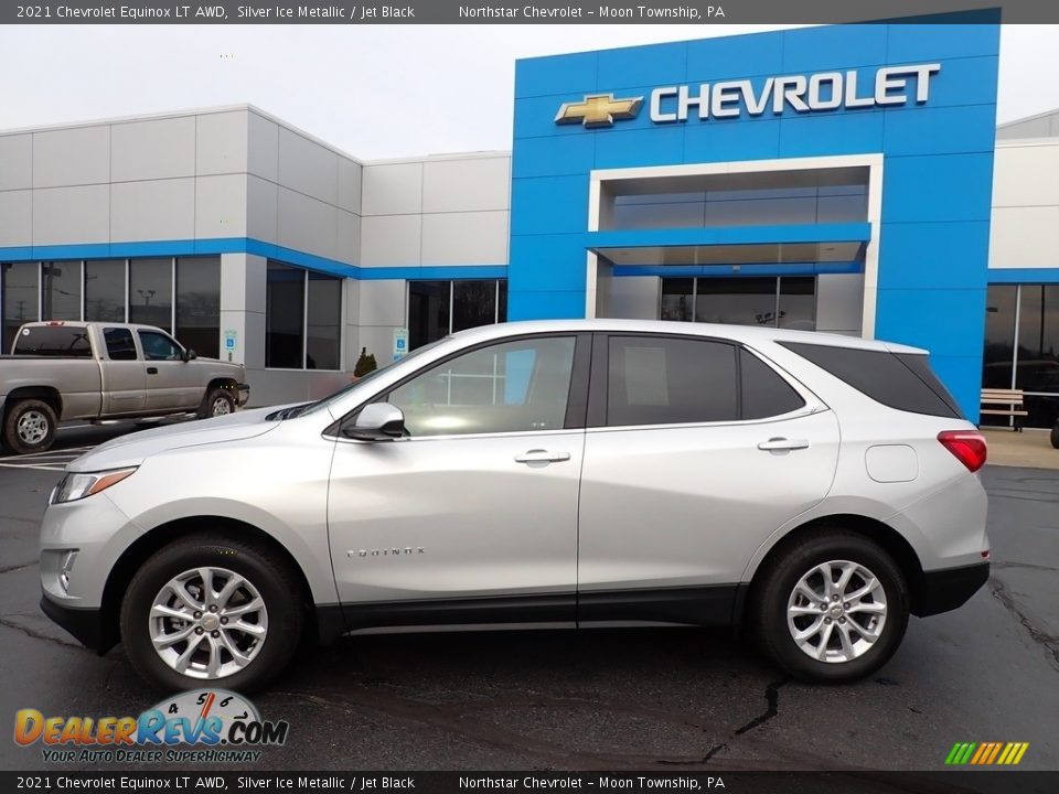 2021 Chevrolet Equinox LT AWD Silver Ice Metallic / Jet Black Photo #3