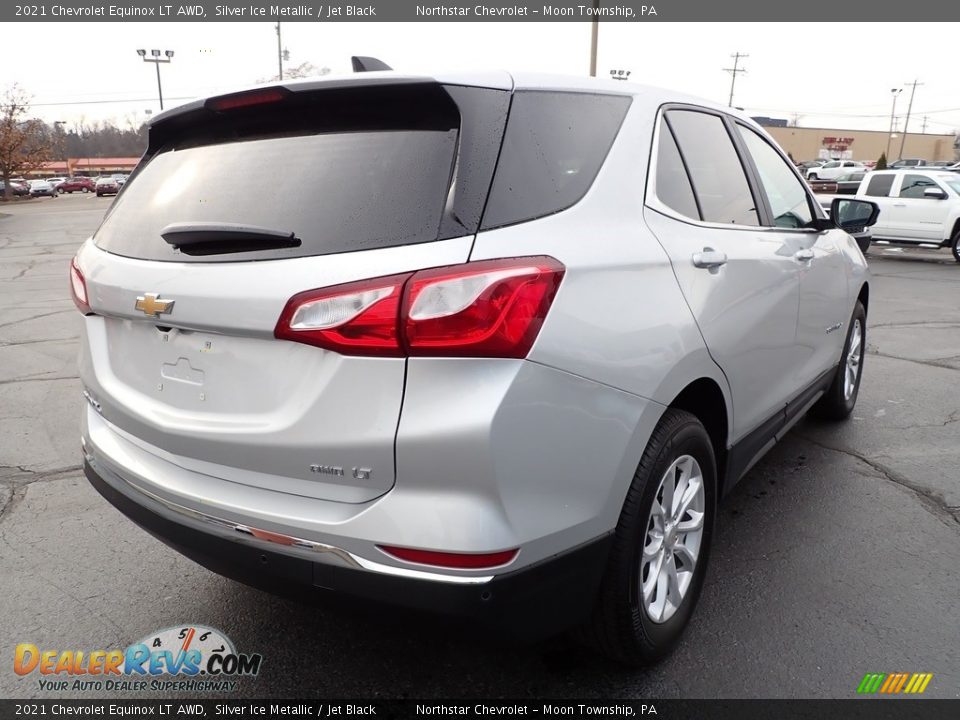 2021 Chevrolet Equinox LT AWD Silver Ice Metallic / Jet Black Photo #8