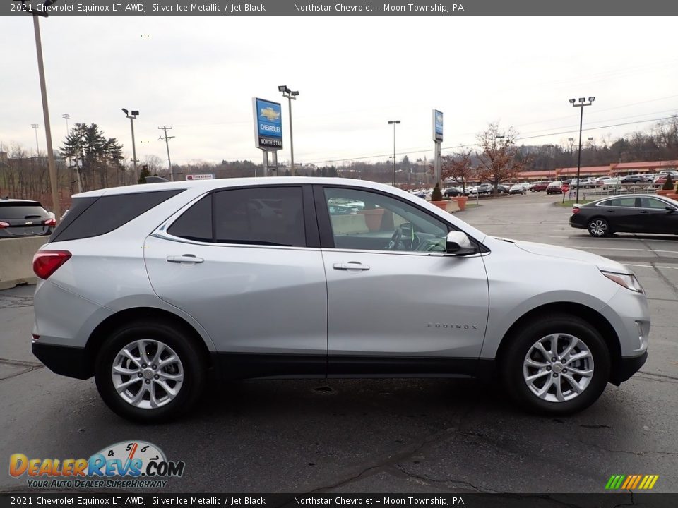 2021 Chevrolet Equinox LT AWD Silver Ice Metallic / Jet Black Photo #10