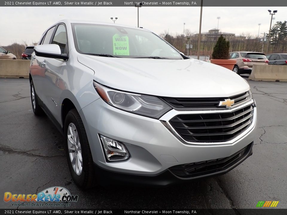 2021 Chevrolet Equinox LT AWD Silver Ice Metallic / Jet Black Photo #12