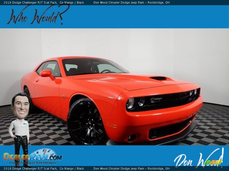 2019 Dodge Challenger R/T Scat Pack Go Mango / Black Photo #1