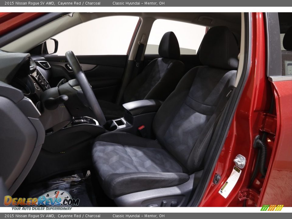 2015 Nissan Rogue SV AWD Cayenne Red / Charcoal Photo #5