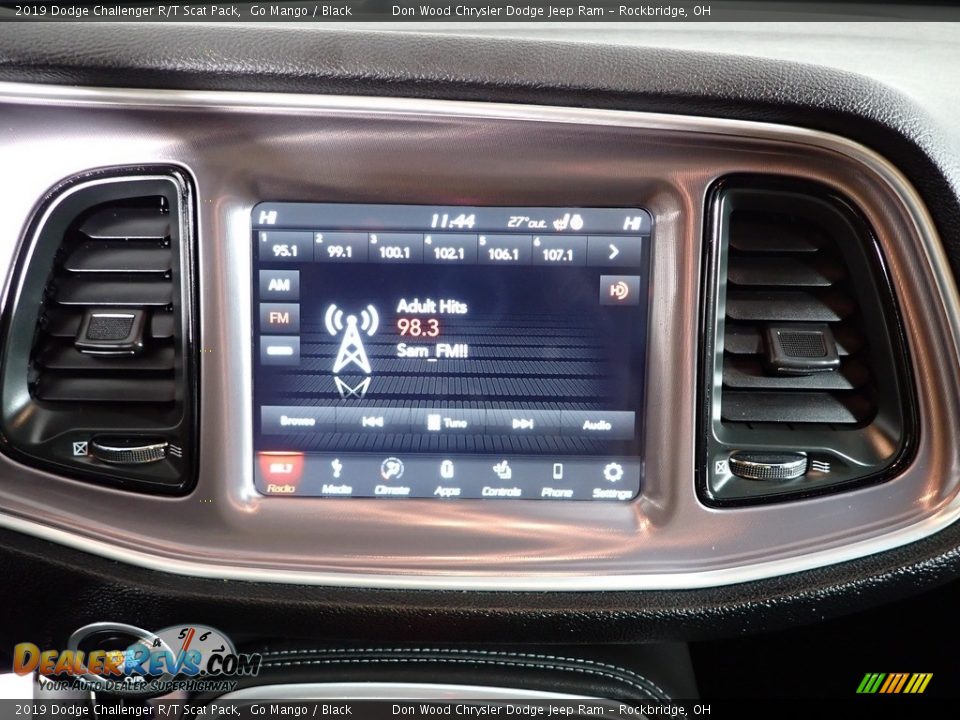 2019 Dodge Challenger R/T Scat Pack Go Mango / Black Photo #3