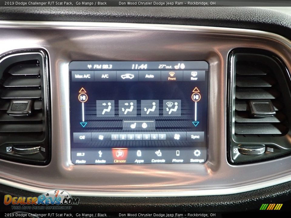 2019 Dodge Challenger R/T Scat Pack Go Mango / Black Photo #4