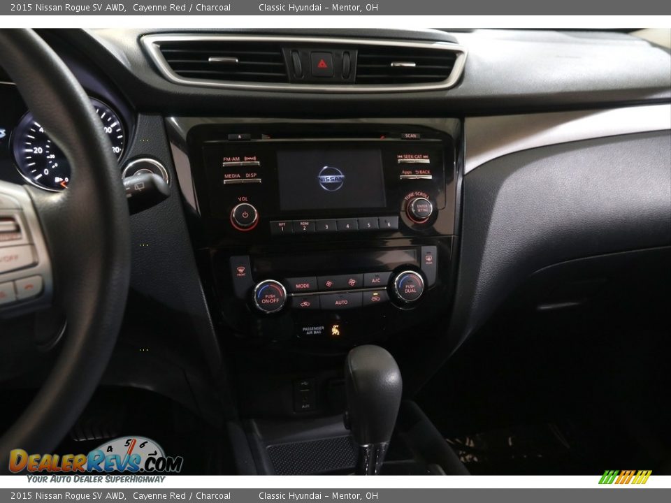 2015 Nissan Rogue SV AWD Cayenne Red / Charcoal Photo #9