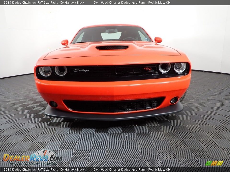 2019 Dodge Challenger R/T Scat Pack Go Mango / Black Photo #7