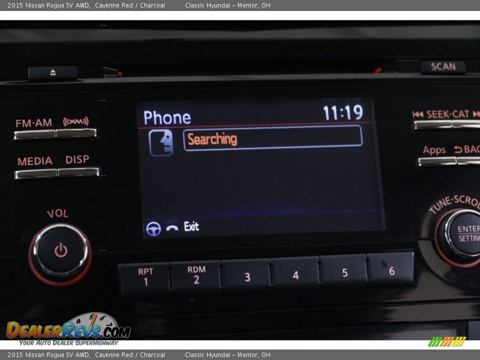 2015 Nissan Rogue SV AWD Cayenne Red / Charcoal Photo #11