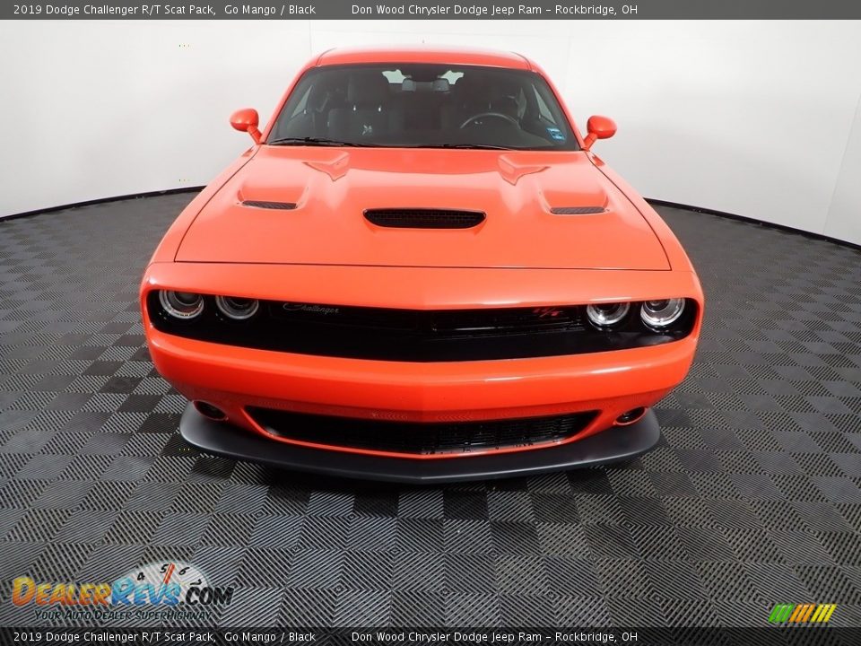 2019 Dodge Challenger R/T Scat Pack Go Mango / Black Photo #8