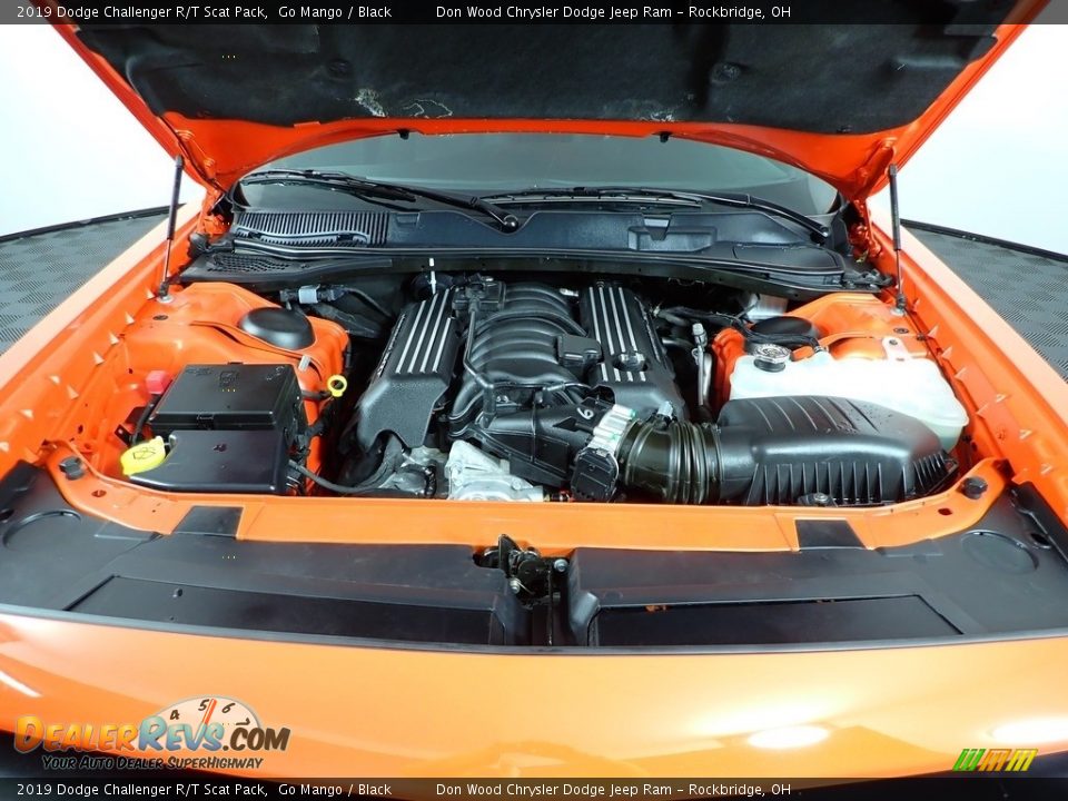 2019 Dodge Challenger R/T Scat Pack Go Mango / Black Photo #10