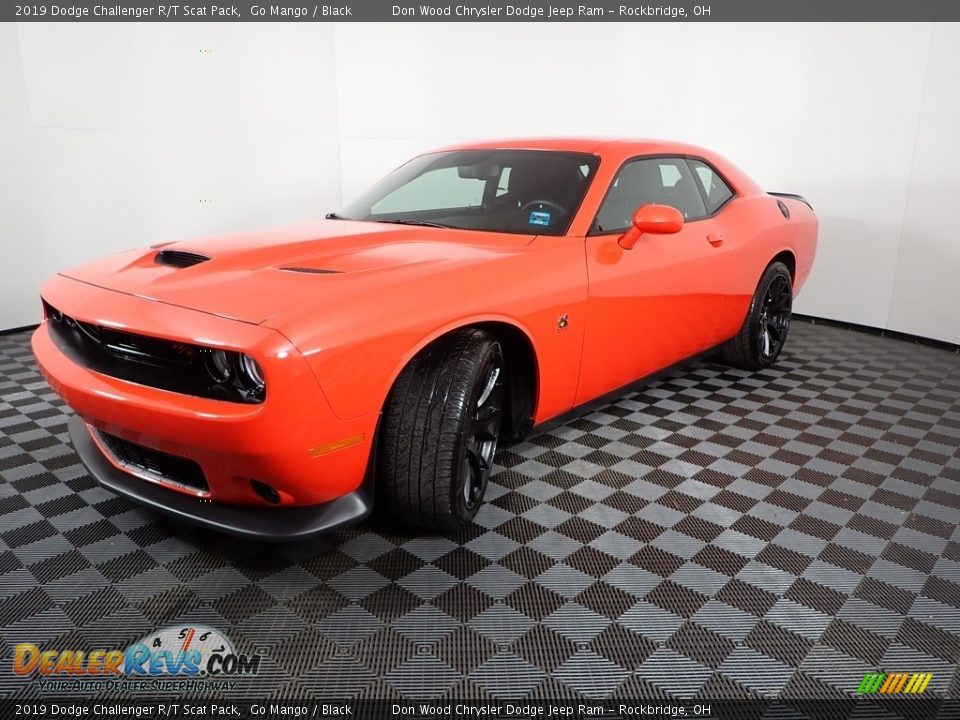 2019 Dodge Challenger R/T Scat Pack Go Mango / Black Photo #11