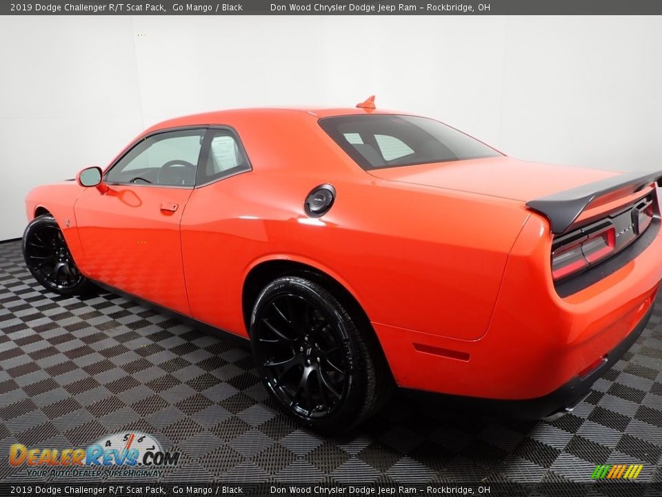 2019 Dodge Challenger R/T Scat Pack Go Mango / Black Photo #13