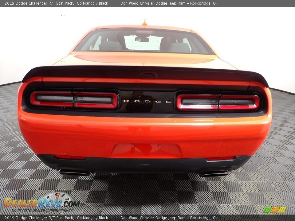 2019 Dodge Challenger R/T Scat Pack Go Mango / Black Photo #14