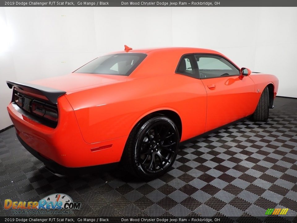 2019 Dodge Challenger R/T Scat Pack Go Mango / Black Photo #16