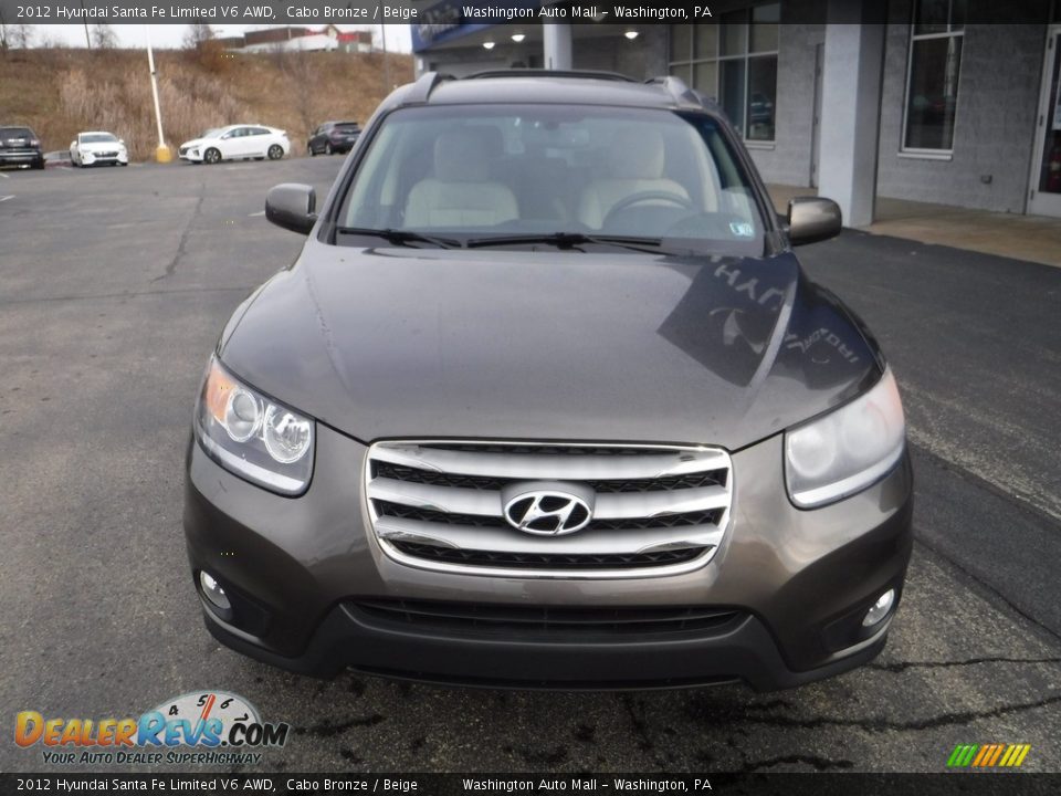 2012 Hyundai Santa Fe Limited V6 AWD Cabo Bronze / Beige Photo #5