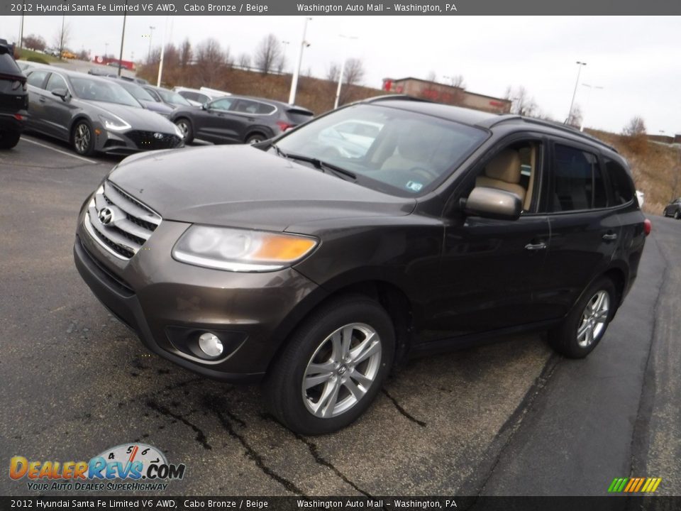 2012 Hyundai Santa Fe Limited V6 AWD Cabo Bronze / Beige Photo #6