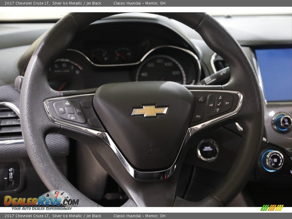 2017 Chevrolet Cruze LT Silver Ice Metallic / Jet Black Photo #7