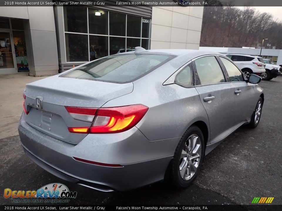 Lunar Silver Metallic 2018 Honda Accord LX Sedan Photo #2