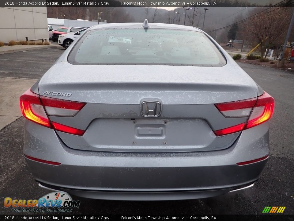 2018 Honda Accord LX Sedan Lunar Silver Metallic / Gray Photo #3