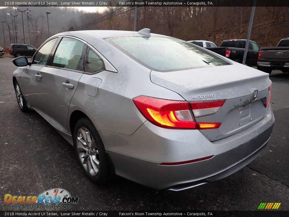 2018 Honda Accord LX Sedan Lunar Silver Metallic / Gray Photo #4