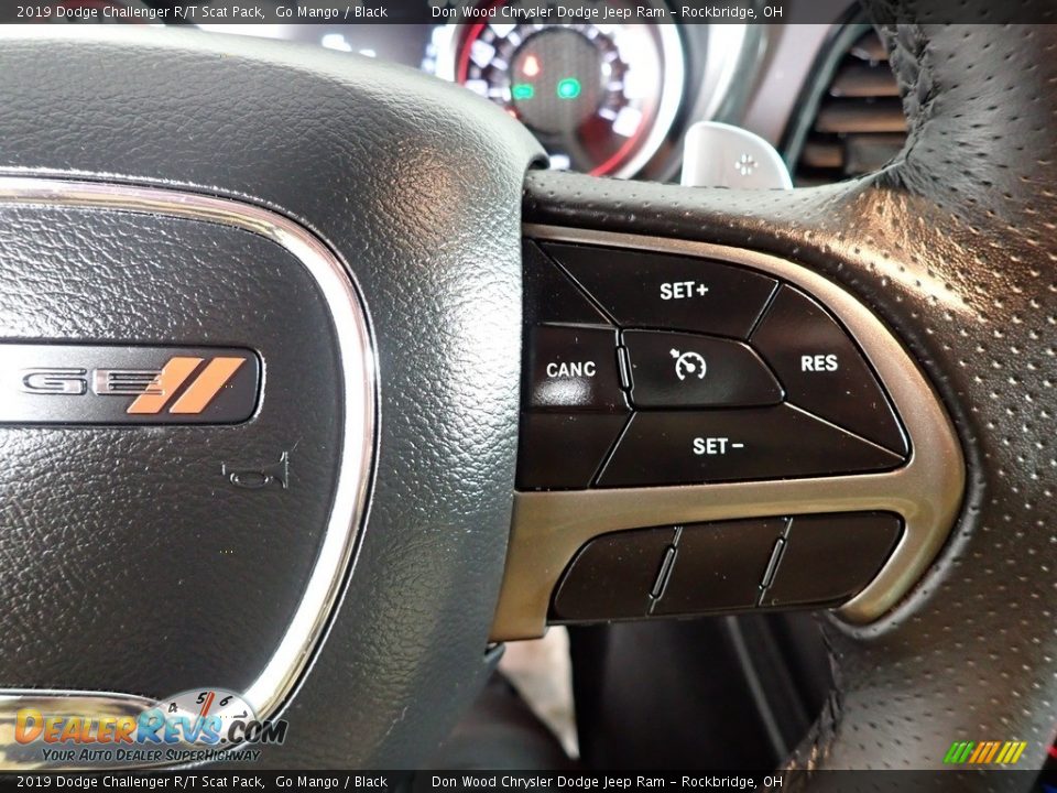 2019 Dodge Challenger R/T Scat Pack Go Mango / Black Photo #23