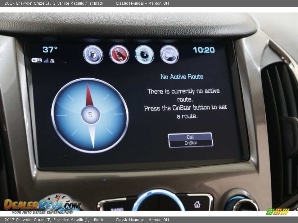 2017 Chevrolet Cruze LT Silver Ice Metallic / Jet Black Photo #11