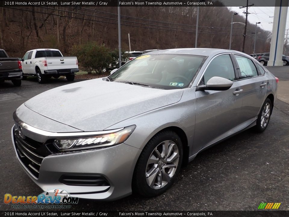 2018 Honda Accord LX Sedan Lunar Silver Metallic / Gray Photo #6