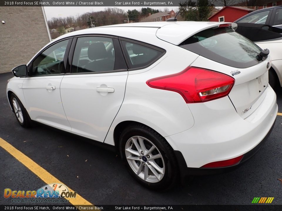 2018 Ford Focus SE Hatch Oxford White / Charcoal Black Photo #2