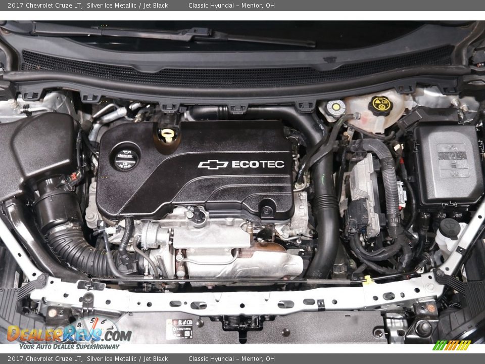 2017 Chevrolet Cruze LT Silver Ice Metallic / Jet Black Photo #18