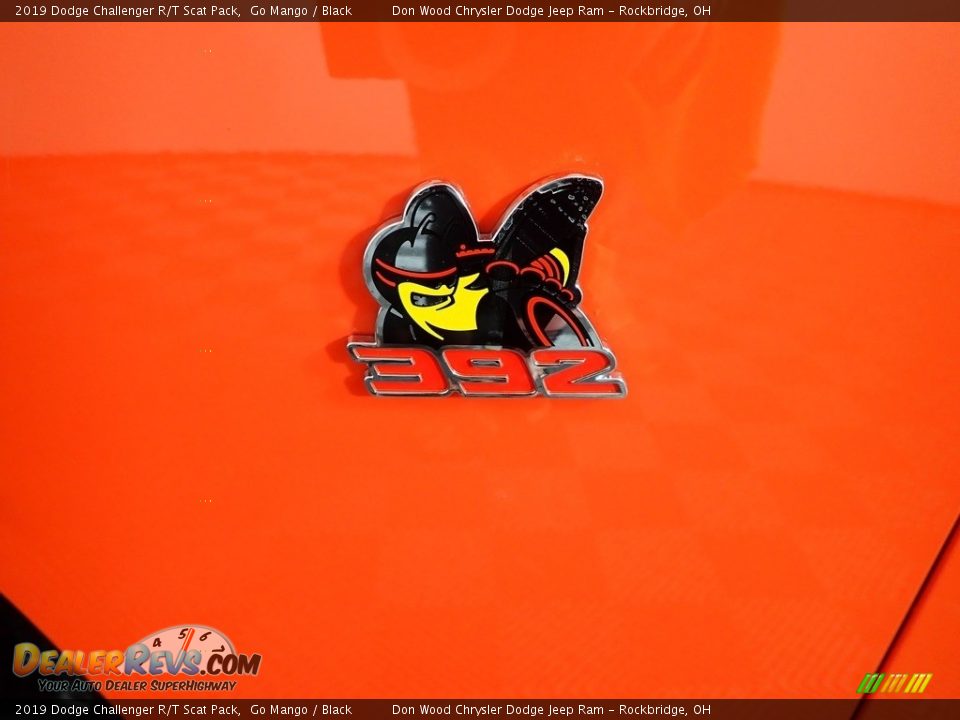 2019 Dodge Challenger R/T Scat Pack Go Mango / Black Photo #36