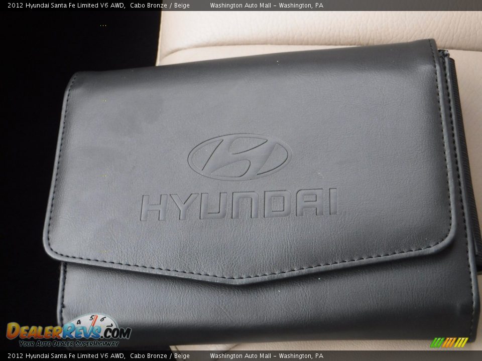2012 Hyundai Santa Fe Limited V6 AWD Cabo Bronze / Beige Photo #30