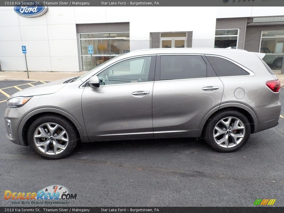 2019 Kia Sorento SX Titanium Silver / Mahogany Photo #2