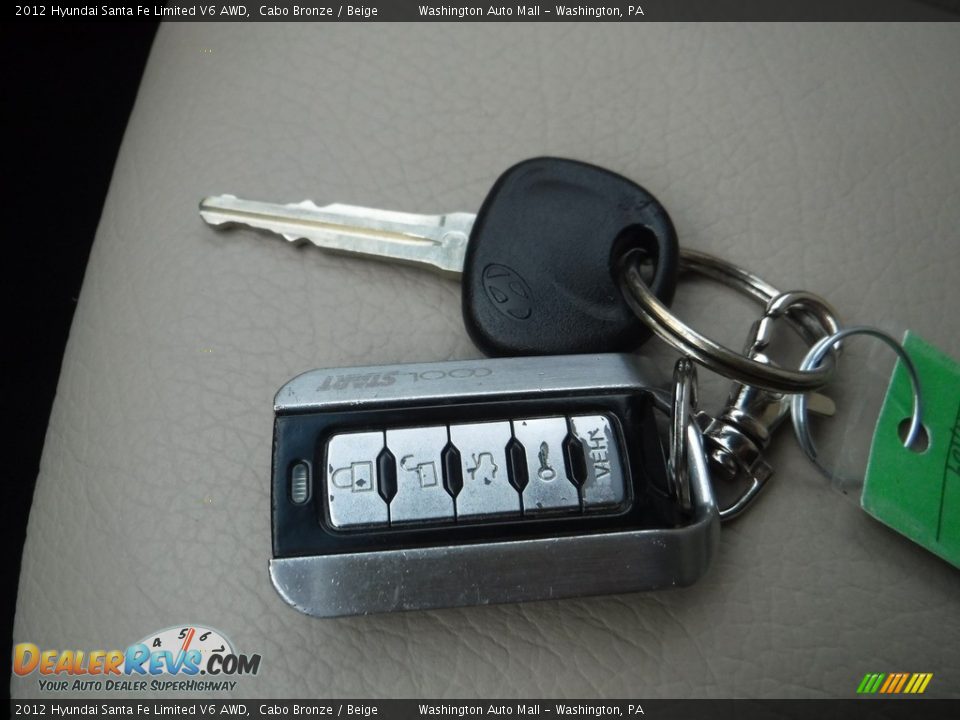 2012 Hyundai Santa Fe Limited V6 AWD Cabo Bronze / Beige Photo #31