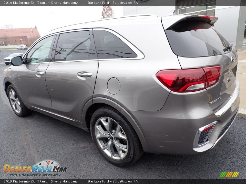 2019 Kia Sorento SX Titanium Silver / Mahogany Photo #3