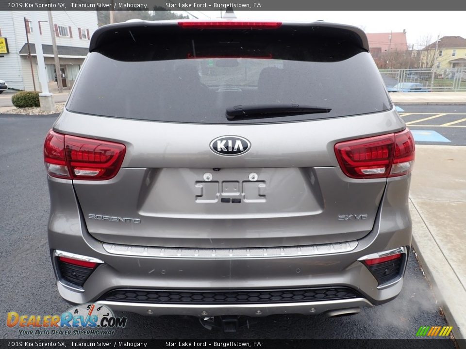 2019 Kia Sorento SX Titanium Silver / Mahogany Photo #4