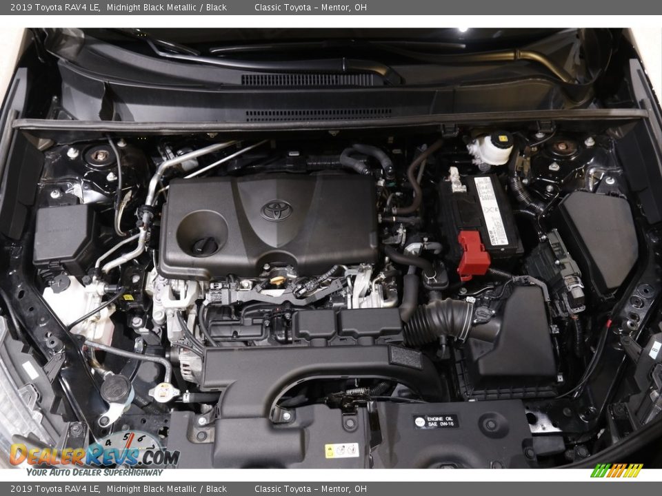2019 Toyota RAV4 LE Midnight Black Metallic / Black Photo #18