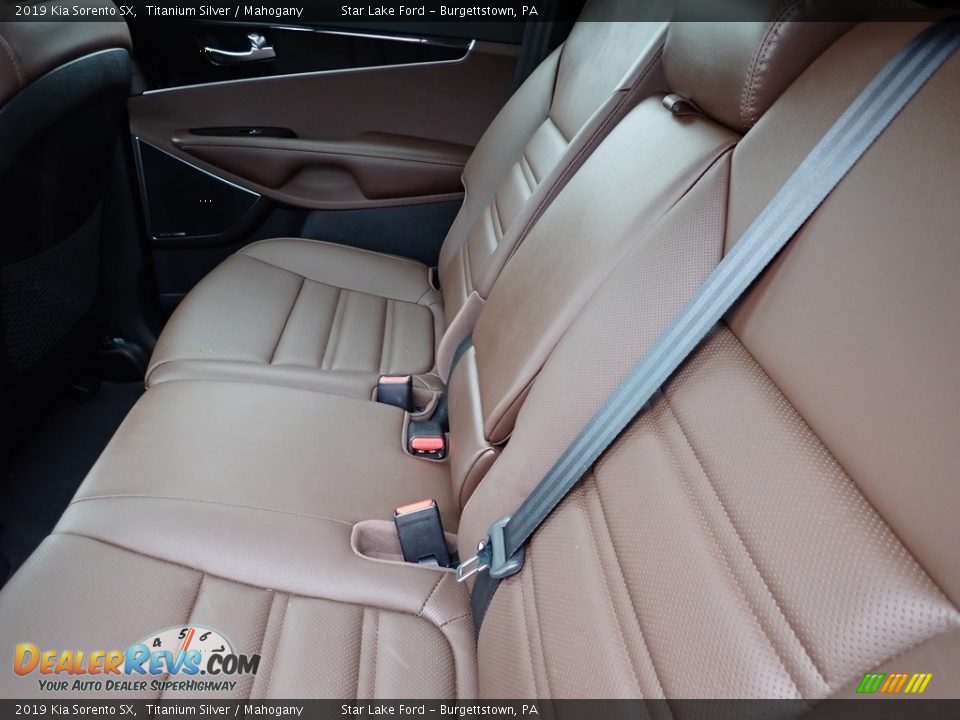 2019 Kia Sorento SX Titanium Silver / Mahogany Photo #11