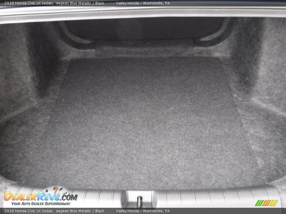 2018 Honda Civic LX Sedan Aegean Blue Metallic / Black Photo #23
