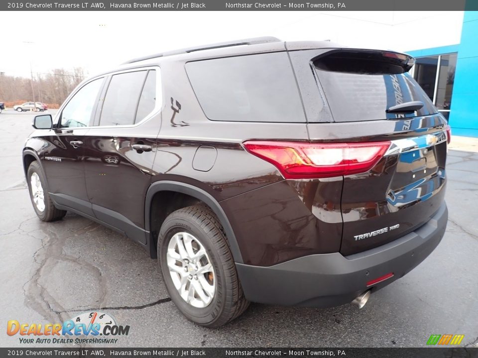 2019 Chevrolet Traverse LT AWD Havana Brown Metallic / Jet Black Photo #4