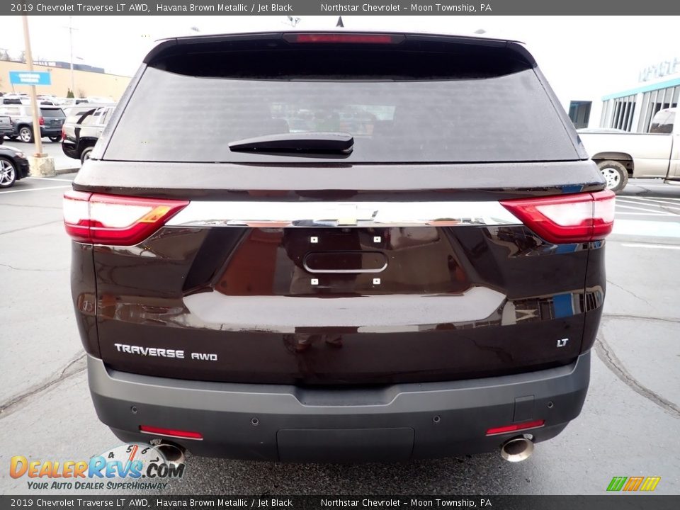 2019 Chevrolet Traverse LT AWD Havana Brown Metallic / Jet Black Photo #6