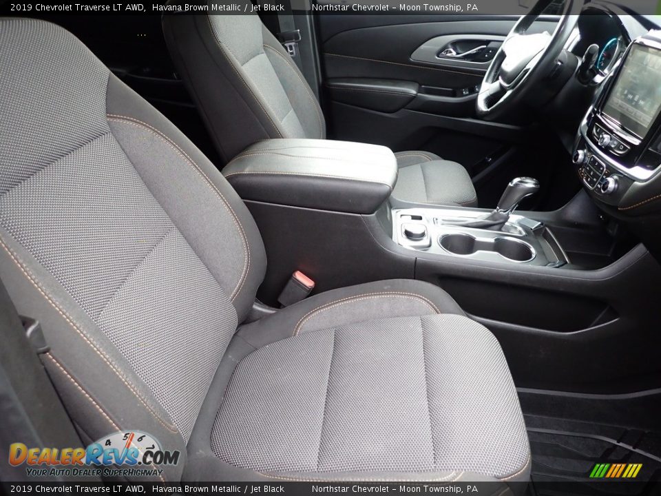 2019 Chevrolet Traverse LT AWD Havana Brown Metallic / Jet Black Photo #14