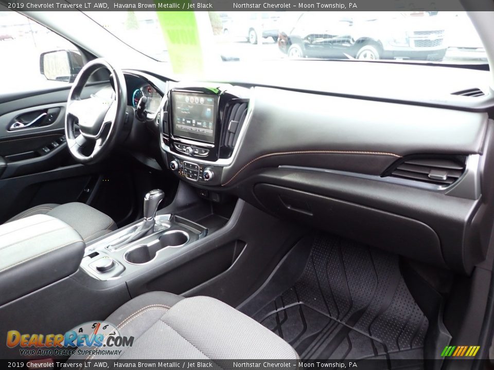 2019 Chevrolet Traverse LT AWD Havana Brown Metallic / Jet Black Photo #15