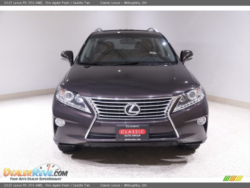 2015 Lexus RX 350 AWD Fire Agate Pearl / Saddle Tan Photo #2