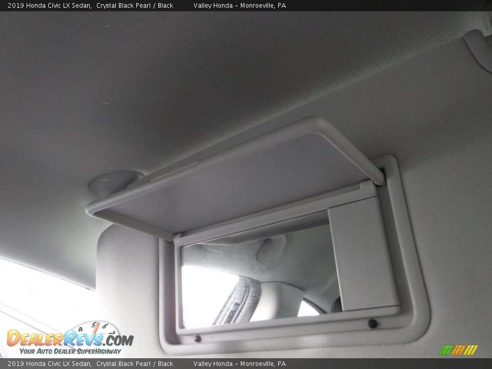 2019 Honda Civic LX Sedan Crystal Black Pearl / Black Photo #20