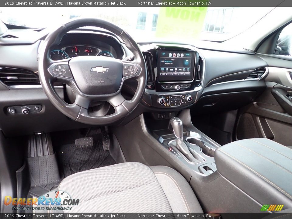 2019 Chevrolet Traverse LT AWD Havana Brown Metallic / Jet Black Photo #22