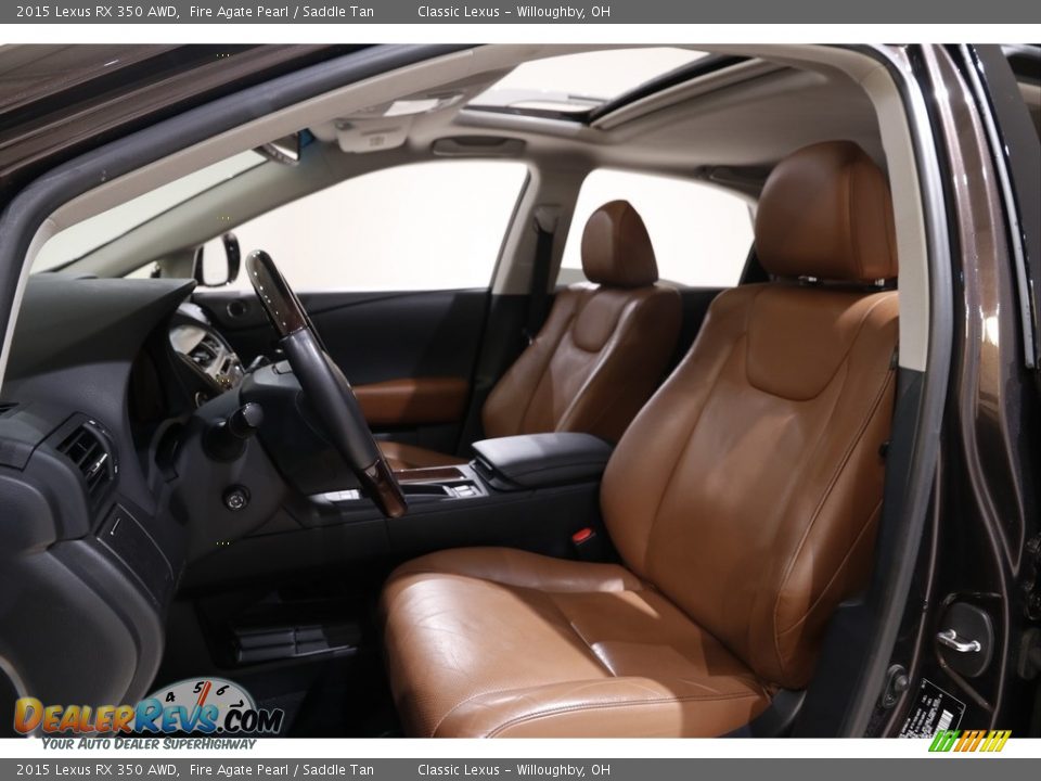 Saddle Tan Interior - 2015 Lexus RX 350 AWD Photo #5