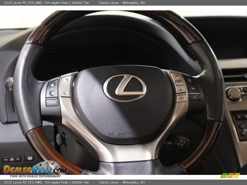 2015 Lexus RX 350 AWD Fire Agate Pearl / Saddle Tan Photo #7