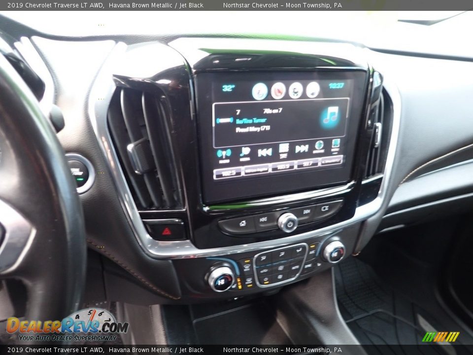 2019 Chevrolet Traverse LT AWD Havana Brown Metallic / Jet Black Photo #27