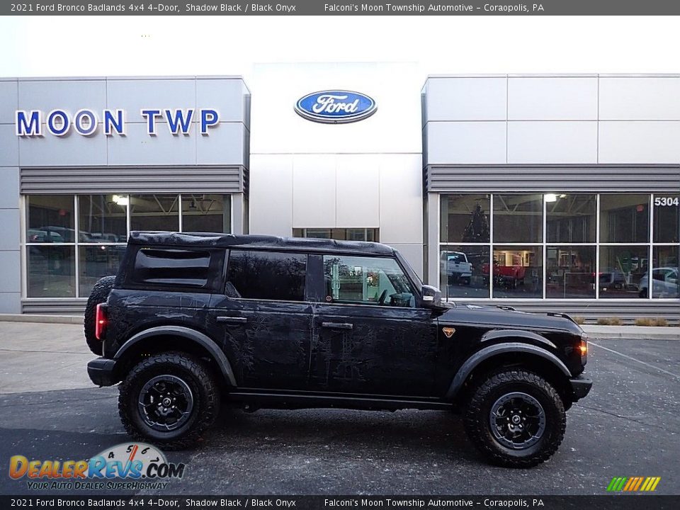 2021 Ford Bronco Badlands 4x4 4-Door Shadow Black / Black Onyx Photo #1