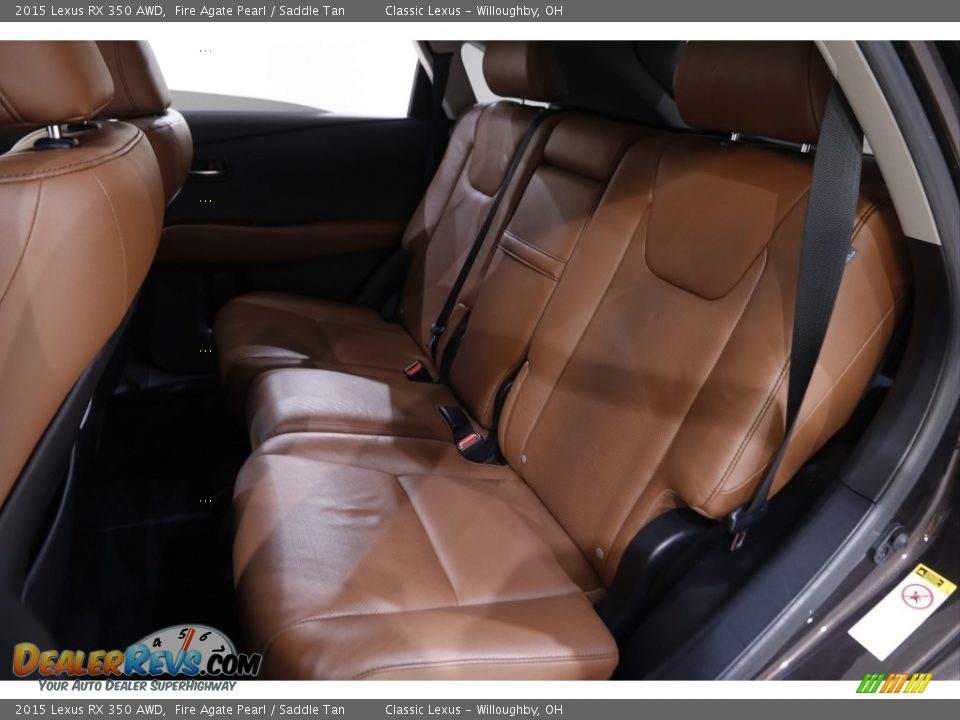 2015 Lexus RX 350 AWD Fire Agate Pearl / Saddle Tan Photo #17