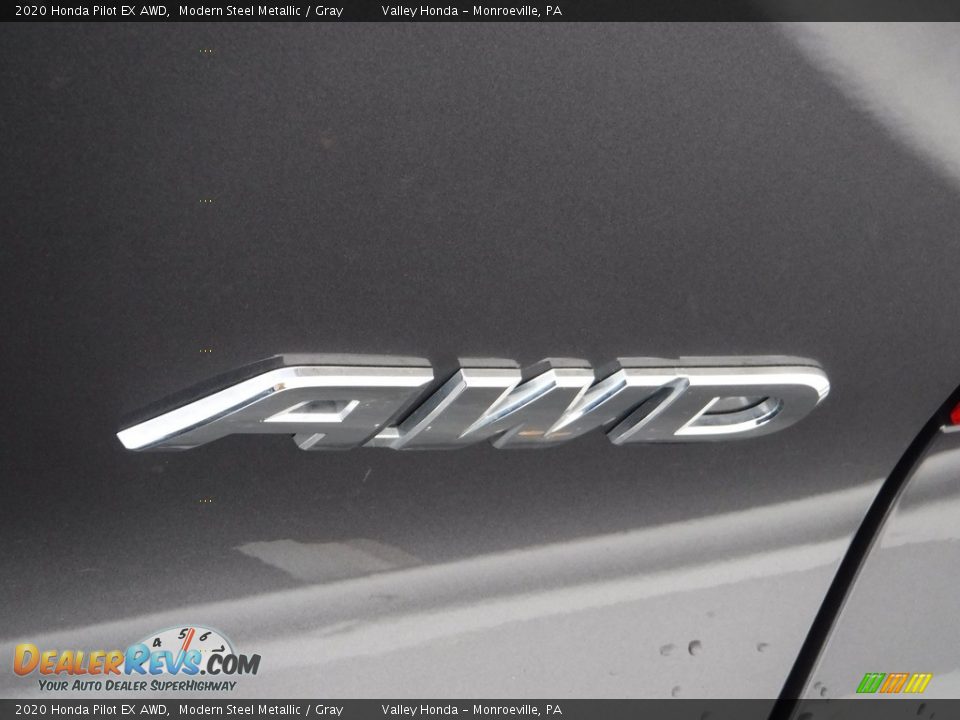 2020 Honda Pilot EX AWD Modern Steel Metallic / Gray Photo #8